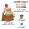 Carson Dellosa Welcome to Our Class 63-Piece Bundle Bulletin Board Set, Colorful Cardstock Banner, Mushroom and Leaf Name Labels, Fairy Tale Forest Theme Decorations for Homeschool and Classroom Decor